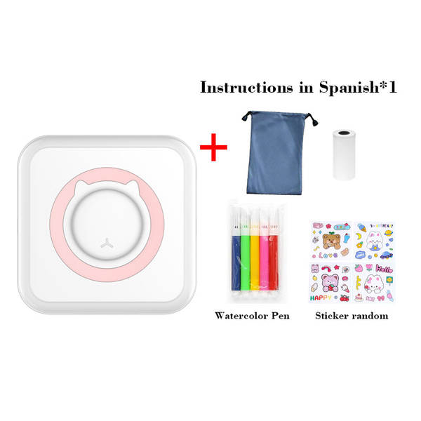 Novas impressoras transfronteiriças de origem de impressoras térmicas portáteis pequenas para estudantes de casa podem ser conectadas a telemóveis