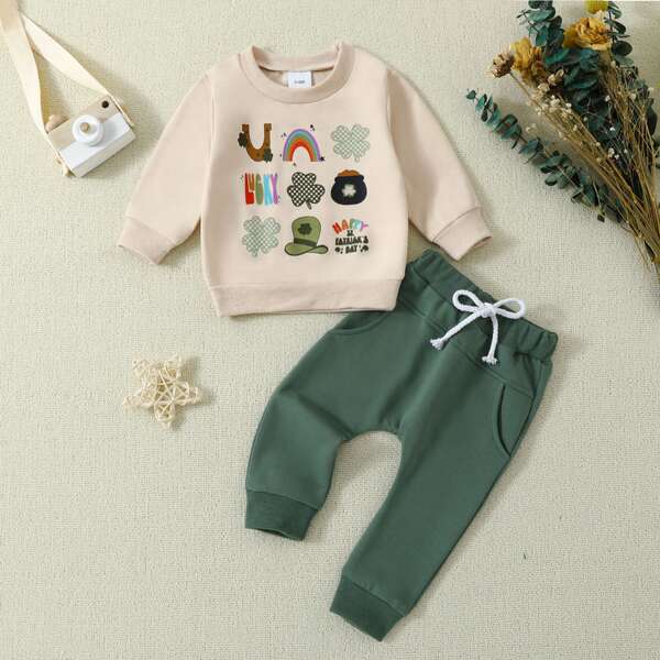 Conjunto de moletom infantil