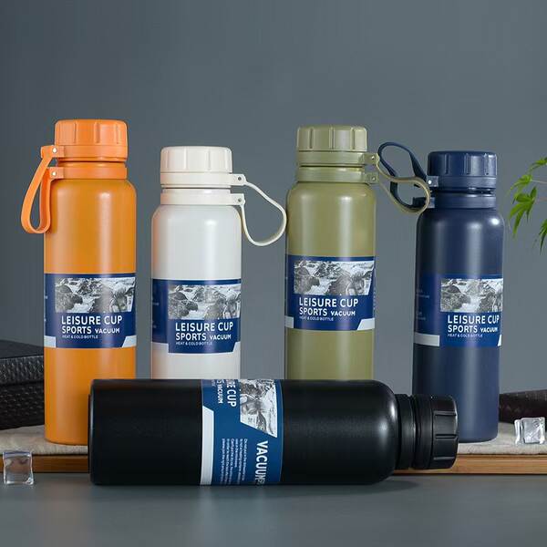 Redes de aço inoxidável esporte xícara de chá de água de banho de água do estudante de verão portátil esporte ao ar livre logotipo atacado