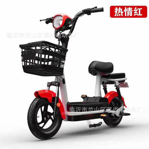 Caminhão elétrico duplo para estudantes e adultos com bicicleta elétrica.