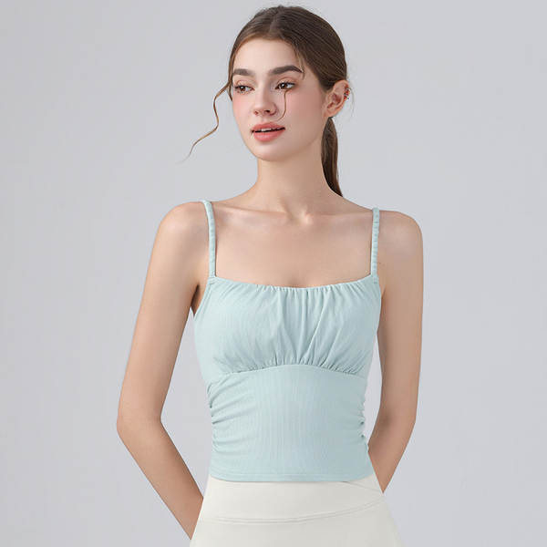 Top de Yoga Feminino com Acolchoamento