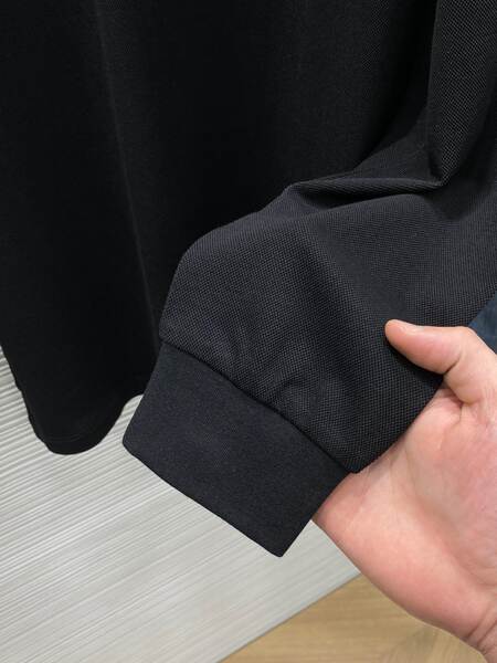 1.1 Versão correta do MIU24 Outono e Inverno BLCG Novo Modelo Universal Pra Letra de Logótipo POLO T-Shirt para Homens e Mulheres
