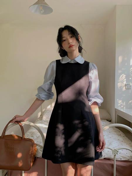 Vestido de outono para meninas Y4080F