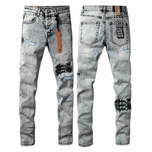 ksb jeans quebra-cabeça resistência americano high street masculino lounge jeans dinheiro commodities tema