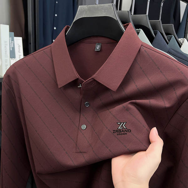 Camisa Polo Longa Manga Masculina