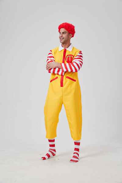 Traje de Palhaço Mac Donald para Homem