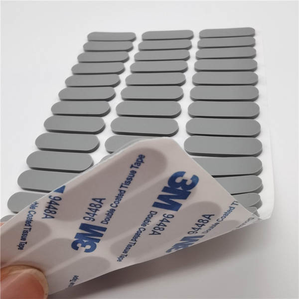 Padrão de computador de silicone de proteção contra deslizamento do telemóvel auto adesivo à prova de água e meio ambiente de alta resistência à temperatura de papelão de papelão de papelão cinza
