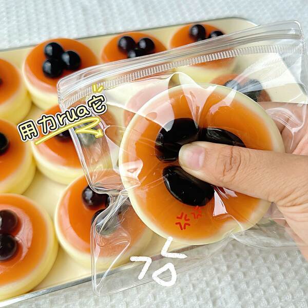 Brinquedo Antiestresse de Silicone Morango