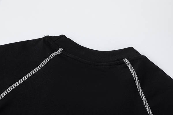T-shirt de verão de 2026 para homens de pulso curto americano T-shirt esportivo hiphop para homens de pulso curto