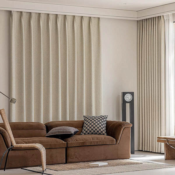 Cortinas de cobre de algodão medieval coberto quarto sala de estar de alta sensação vintage francês dupla cor de madeira para o vento cortinas personalizadas