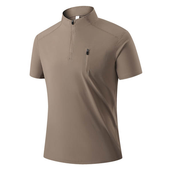 Homem de alta qualidade Primavera Outono Longas Mãos POLO T-Shirt Comércio Férias T-Shirt Esporte Homem
