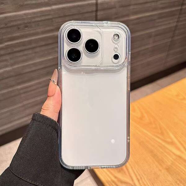 Capa Espacial Transparente para iPhone 17 Promax Apple 16e/17pro Soft Shell 17air