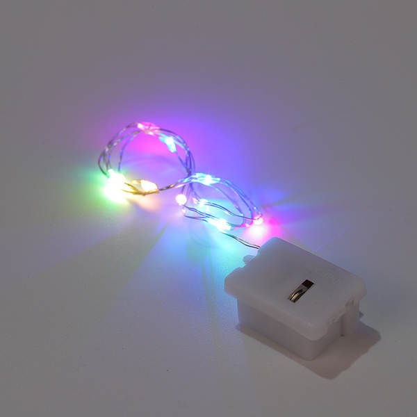 LED corda de cobre lâmpada pequena caixa branca de três camadas de regulação de corda de luz atmosfera de decoração de corda de luz com corda de luz flash corda de luz pequena