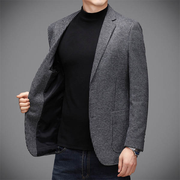 Terno de lã masculino