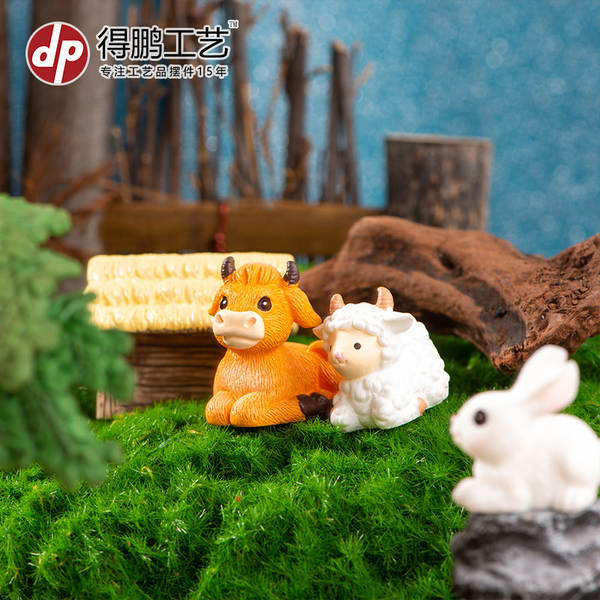 Figurinhas de Animais de Resina