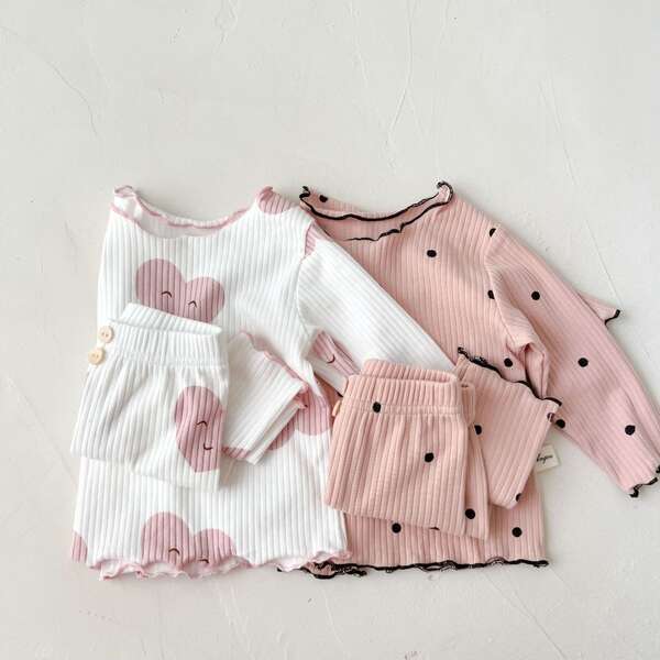 Conjunto de Pijama Infantil de Algodão