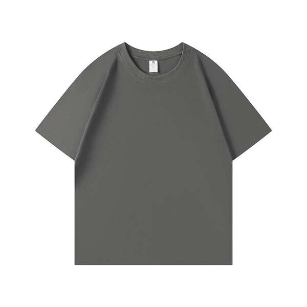 Camiseta de algodão puro para crianças 220 gramas de algodão personalizado padrão de logotipo para crianças vestido de verão para o comércio exterior