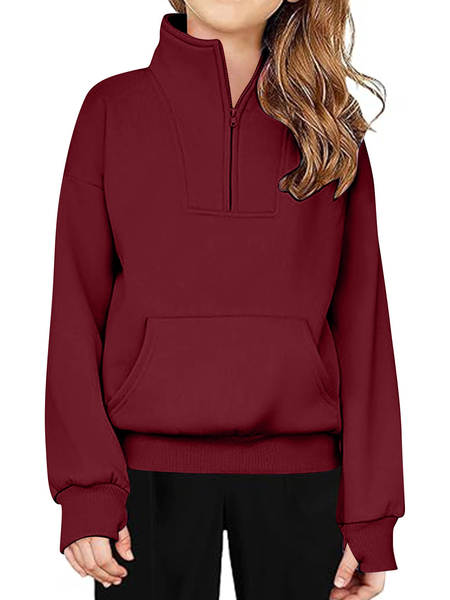 Blusa esportiva infantil de manga longa