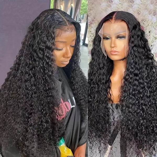 Transfronteiriço Europeu-Americano Wigs Frente Race África Pequeno-volume Cabeça de fibra química Cabeça completa natural de moda