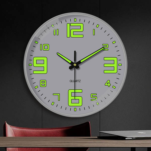 [8 polegadas 20cm] relógio da noite para a decoração da sala de estar da casa relógio de silêncio da moda transfronteiras comércio exterior atacado