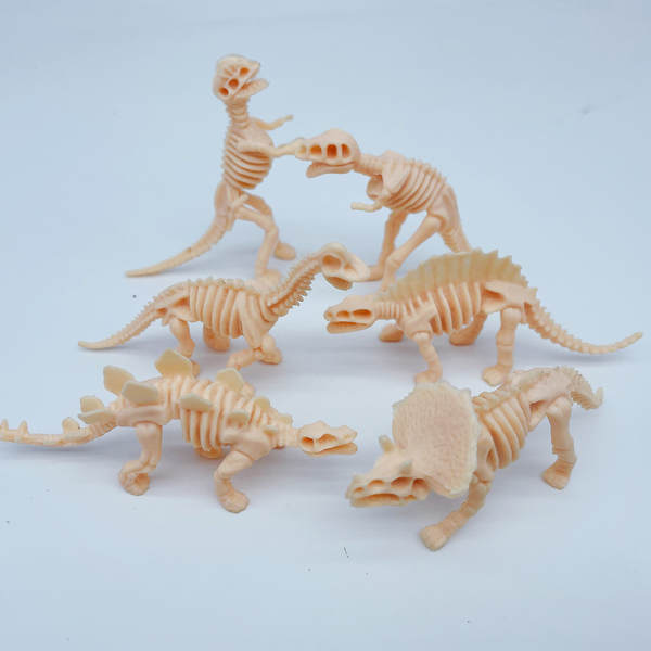 Simulação transfronteiriça esqueleto de dinossauro brinquedo infantil escavação arqueológica dios esqueleto puzzle esqueleto de dinossauro atacado