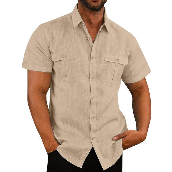 T-shirt masculino de verão de 2025 com mangas curtas e flexíveis 7 cores