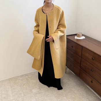 Casaco de Pele de Coelho Feminino