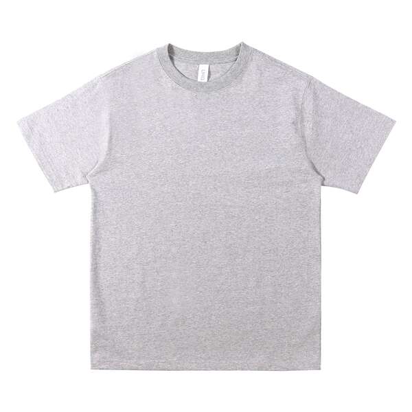T-shirt de algodão puro para homens de peso pesado de 230 g de pulso diário para homens de pulso curto