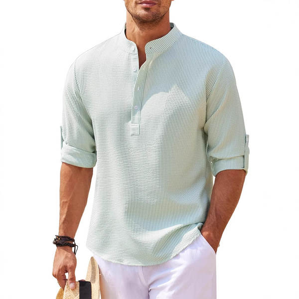 2025 Camiseta masculina europeia com mangas compridas com mangas abertas de pâncreas T-shirt masculino de lazer camisa de luxo de atacado