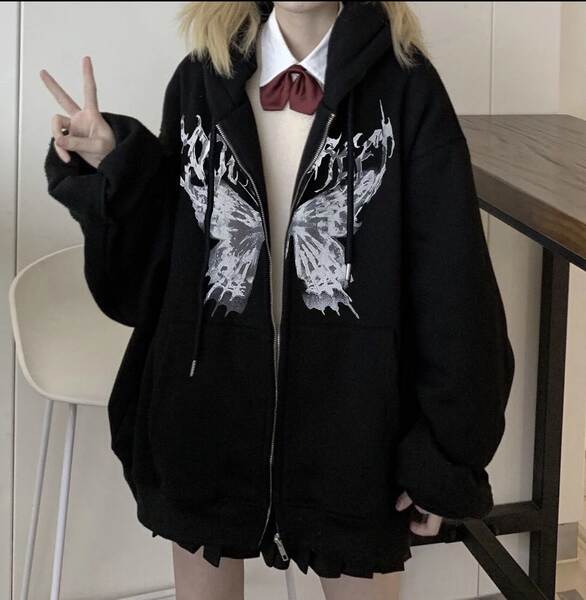 Moletom feminino de manga longa com capuz e ziper