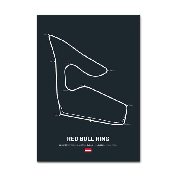 Nível 1 equação Imola Monaco circuito de circuito de vela pintura estética carros de corrida casa decoração pulverização core pintura