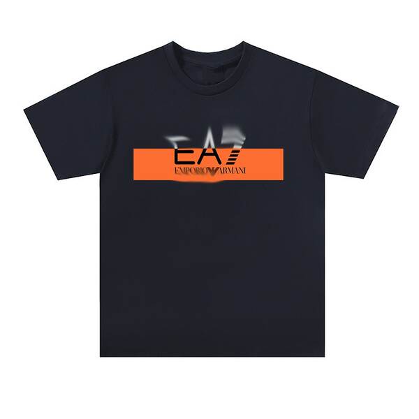 Camiseta Masculina Curta de Algodão