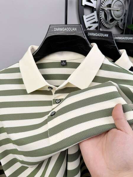 2025 Nova linha de luxo luxuoso homem de luxo pulseira curta pulseira POLO tendências de verão homens camisa de luxo