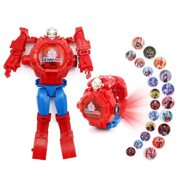 Relógios robóticos de desenho animado, relógios eletrônicos, relógios de desenho animado, relógios de brinquedo