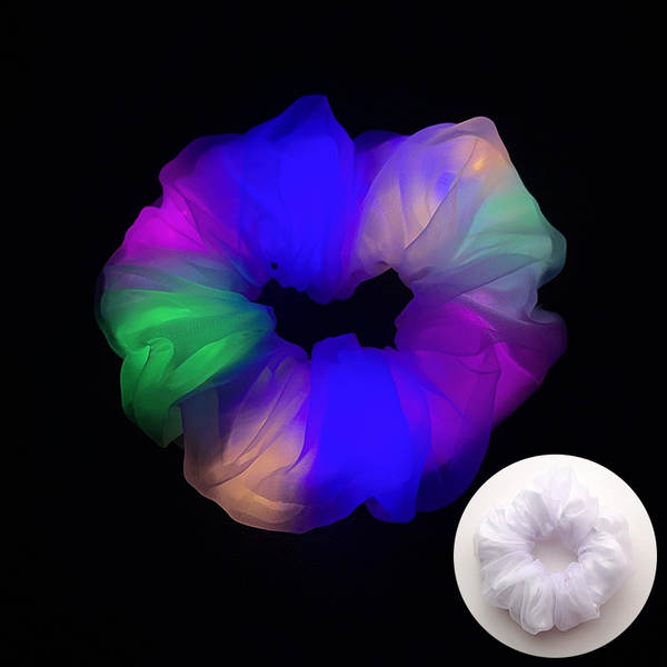 LED brilho do intestino grosso cabelo círculo di luz da noite cabelo brilho da luz da noite cabelo de cabelo da noite cabelo da fronteira cabelo