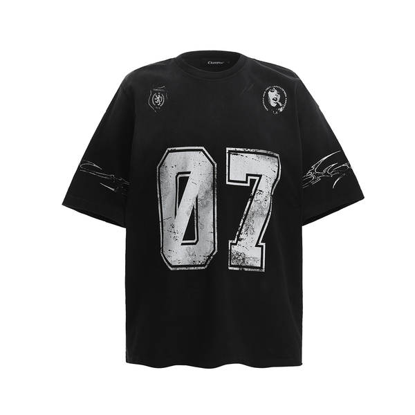 Camiseta masculina estampada curta