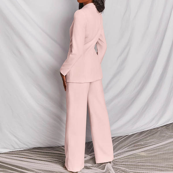 8800 no outono de 2025 nova roupa transfronteiriça feminina de moda de luxo de mangas compridas vestido de calça reta de calças compridas