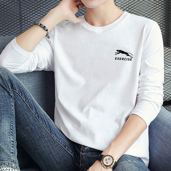 Camiseta Masculina de Manga Longa
