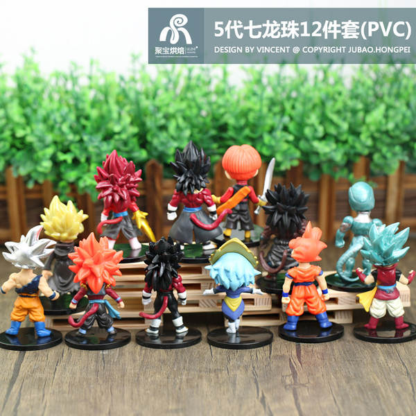 Figura de Goku e Vegeta