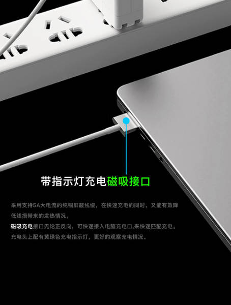 Adaptador de alimentação para notebook da Apple 45W60W85W PD Rapid Charger 30W61W87W96W