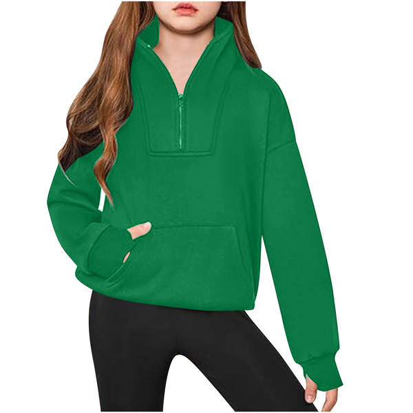 Blusa esportiva infantil de manga longa