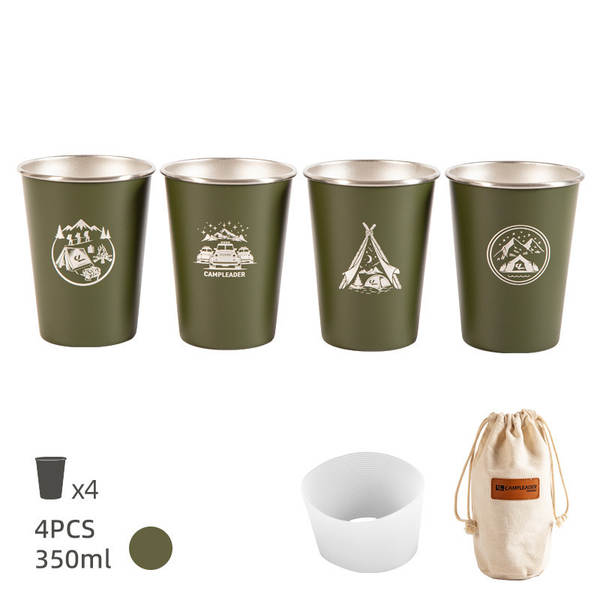 Copo de Inox 304 para Camping