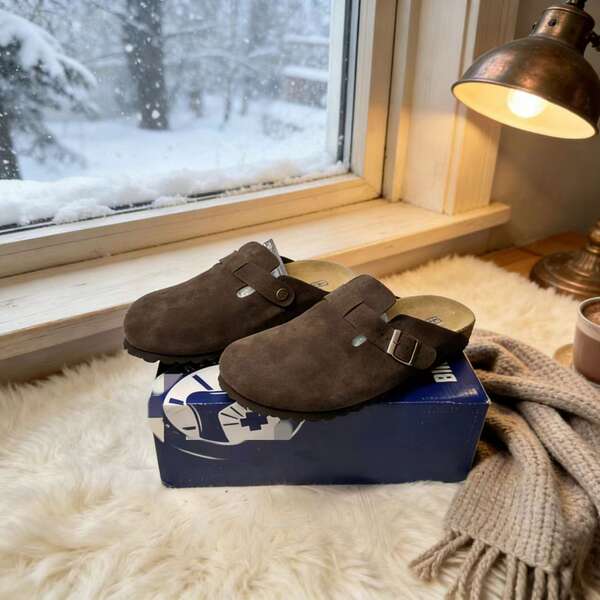 Sapatos de couro grossos
