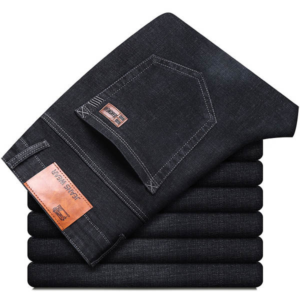 Fabricante de vendas diretas de jeans fina de verão de 2026 para homens de calça reta corpos flexíveis calças de lazer para homens jovens calças