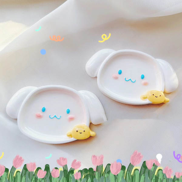 Série de bonecas de creme de lava de prato pequeno, novo e novo, bonecas de erva-de-ferrugem, estilo de gato de gatilho DIY manual