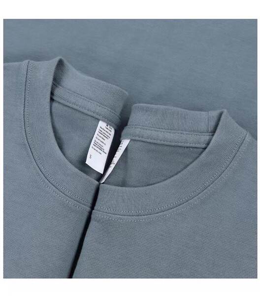 Alta qualidade! 260g de algodão puro T-shirt peso branco semicircular de pulso masculino T-shirt masculino semicircular masculino semicircular masculino