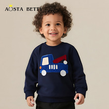Moletom infantil estampado com carro