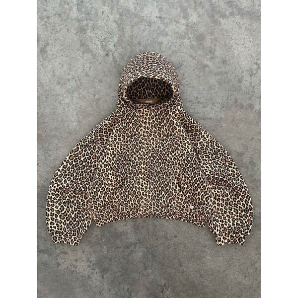 Moletom com estampa de leopardo