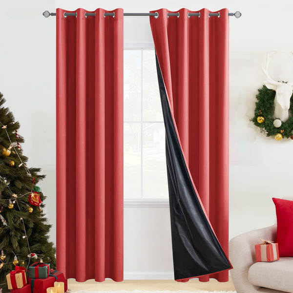 Cortinas de comércio exterior transfronteiriças de tela de tecido da Ásia do Sul totalmente cobertas Amazon temu explosão impermeável cortinas de isolamento puro acabado