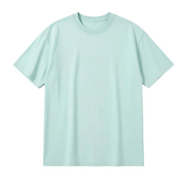 T-shirt masculino de algodão puro de 230 g para homens de verão de 2026 75265.